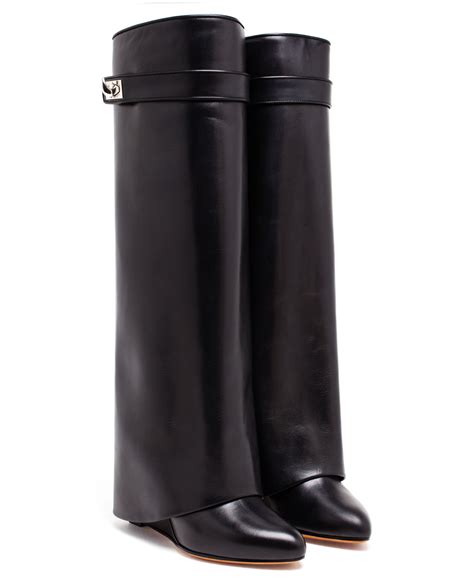 givenchy bootsknee high|Givenchy shark boots on sale.